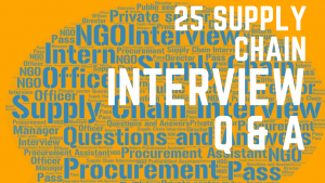 SUPPLY CHAIN INTERVIEW QUESTIONS WITH ANSWERS