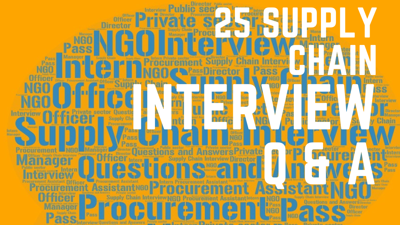 25 Supply chain interview questions with best answers Tenderzville