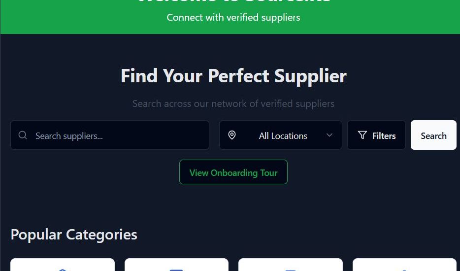 Supplier portal