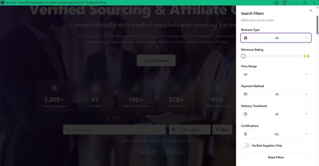 supplier directory-kenya