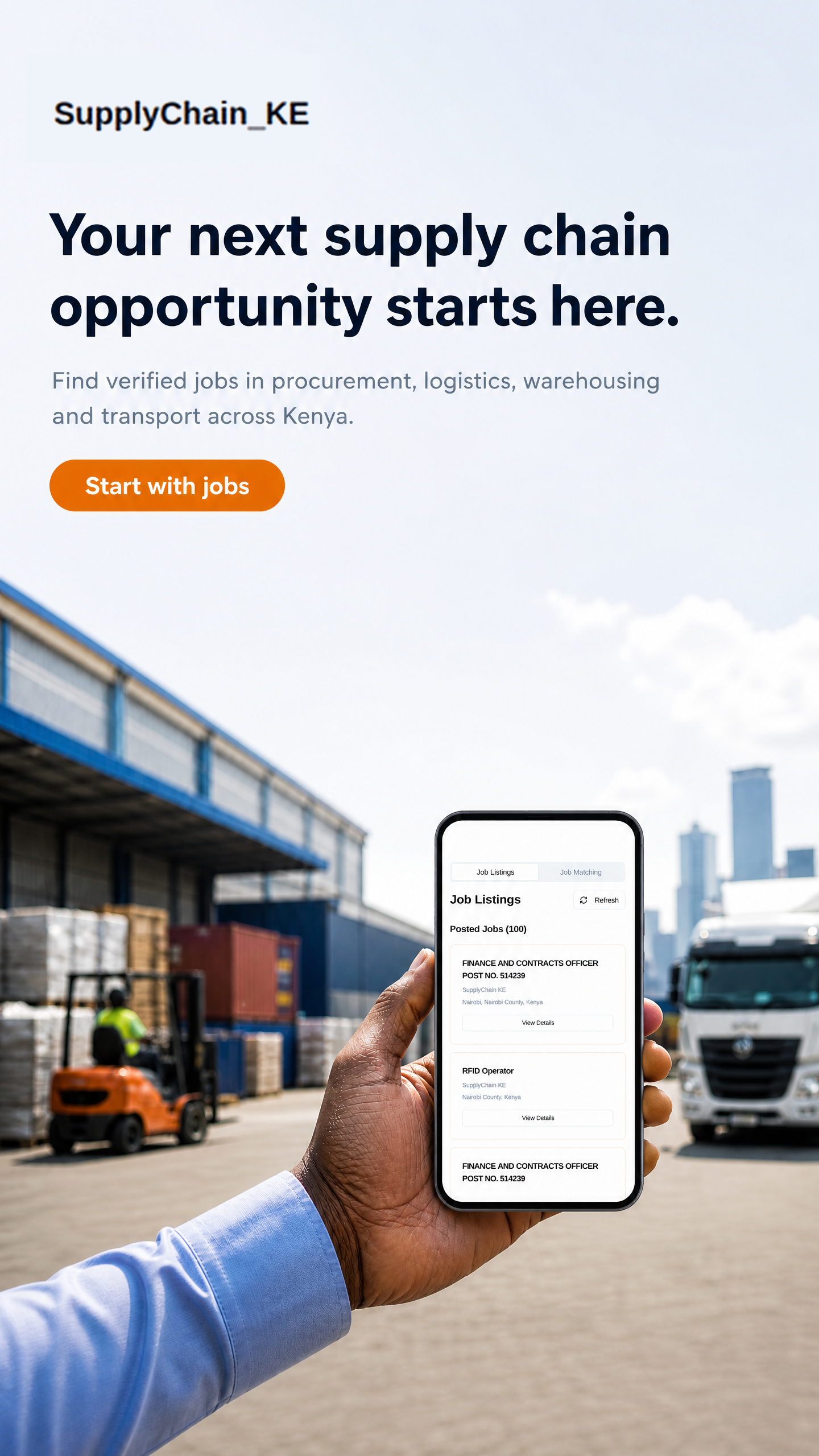 is supply chain management marketable in kenya